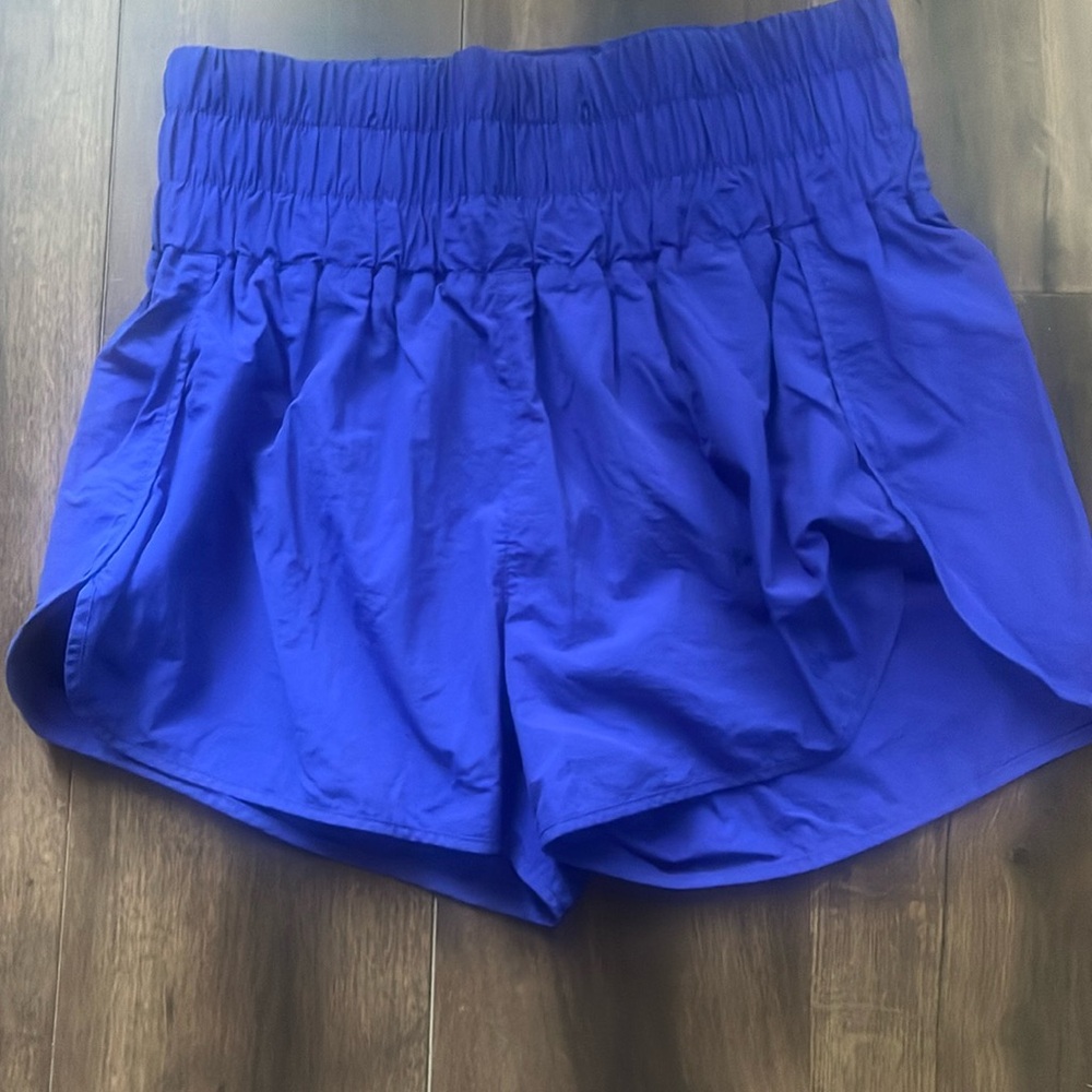Zenana smocked waist athletic shorts